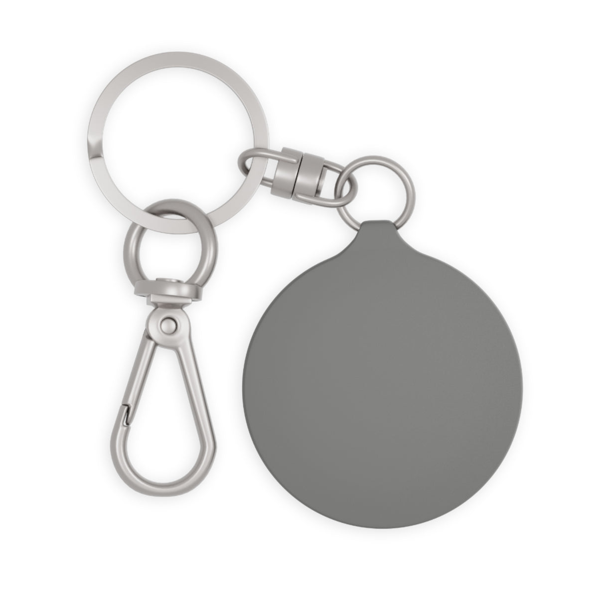 Just a Girl With Words Keyring Tag — Colorful Literary Quote Keychain